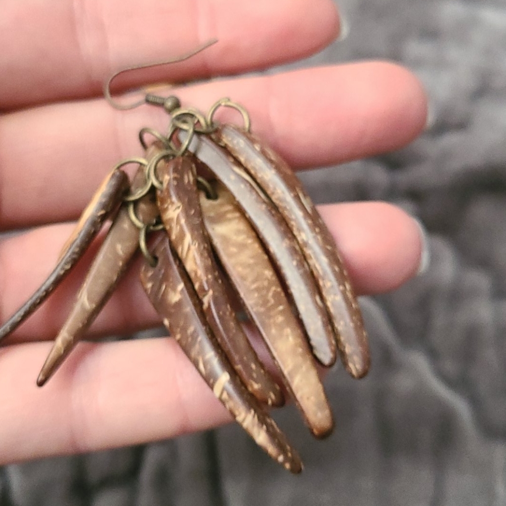 Coconut She'll earrings - Picture 2 of 3